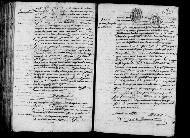 Acte de naissance de CHEVRIER Julien Pierre (14 septembre 1795),acte de naissance de DESNOS Marin Joseph Constant (19 septembre 1795).