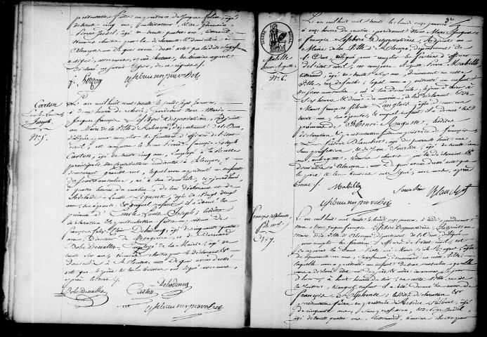 Registre des actes de naissance et adoption (1830).