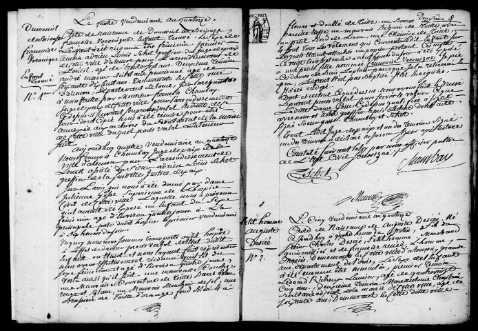 Registre des actes de naissance et adoption (26 septembre 1805-27 décembre 1806).