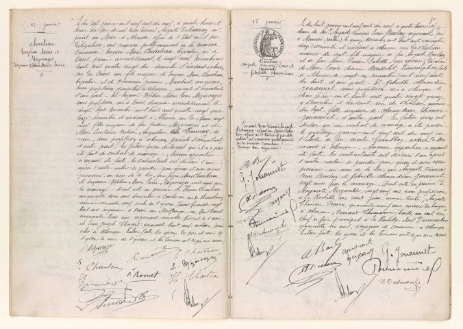 Registre des actes de mariage (1919).