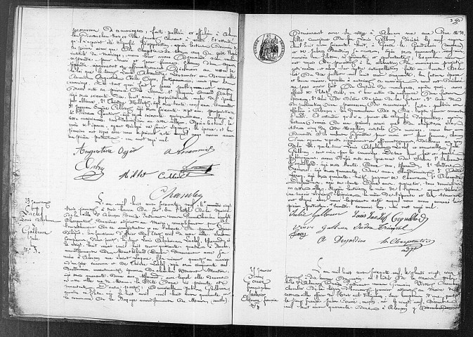 Registre des actes de mariage (1869).