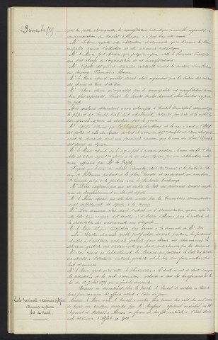 Manifestation patriotique annuelle organisée en commémoration du combat d'Alençon , annulation, Le Souvenir Français qui s'occuper de cette manifestation, observation de M. LEBOUC. Plaques indicatives de la Rue d'accès à l'hôtel des postes et du square portent le nom 49éme Mobiles de l'Orne, précédente réunion demande de remplacement du square pour Colonel Liposti, demande de M. LEPRETRE. Liste des personnes admises au bureau de bienfaisance, disponible en Mairie. Justificatif, assistance médicale gratuite, demande de M. LEPRETRE. Ecole nationale vétérinaire d'Alfort, demande de bourse de M. MONFRAIS adjudant maréchal au 14éme régiment de Hussards à Alençon en faveur de son fils, avis du conseil