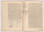 Acte de mariage de MAULOISE Auguste Pierre et HOUSSEMAINE Georgette Louise Renée (28 octobre 1905), acte de mariage de GESLAIN Désiré Charles Auguste et WATREMEZ Constance Victorine Camélia (3 novembre 1905).