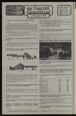 Alençon Notre Cité, journal d'information municipale et districale n°84 (décembre 1985).