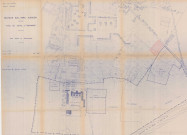 Secteur Sud Hors Alençon, plan de détail d'urbanisme, état actuel et réservations (Services techniques, éch.1/2000, 04/09/1968, n°VA-192) (98.5 x 71)