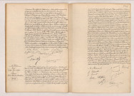 Acte de mariage de COUTURIER Eugène et FAUDIN Berthe Juliette Armandine (18 février 1905), acte de mariage de FOUET Gustave René Alfred et BÉDOUET Marie Valentine Alexandrine (21 février 1905)