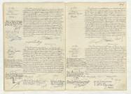 Acte de naissance de LALLLENEC Jeanne Marguerite (11 mai 1905),acte de naissance de VIANDIER Victor Gustave enfant naturel (11 mai 1905),acte de naissance de COMPAIN Robert Jean Baptiste (9 mai 1905),acte de naissance de SALOMON Madeleine Marie enfant naturel (12 mai 1905).