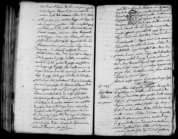 Acte de naissance de Marie Anne enfant trouvé (14 novembre 1796),acte de naissance de LECONTE Anne Perrine enfant naturel (14 novembre 1796).