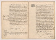 Acte de mariage de RICHARD Raymond Jules Eugène et JUIN Louise Marie (21 Décembre 1907), MESSAGER Pierre Armand Léon et BLONDEL Jeanne Anna (23 Décembre 1907).