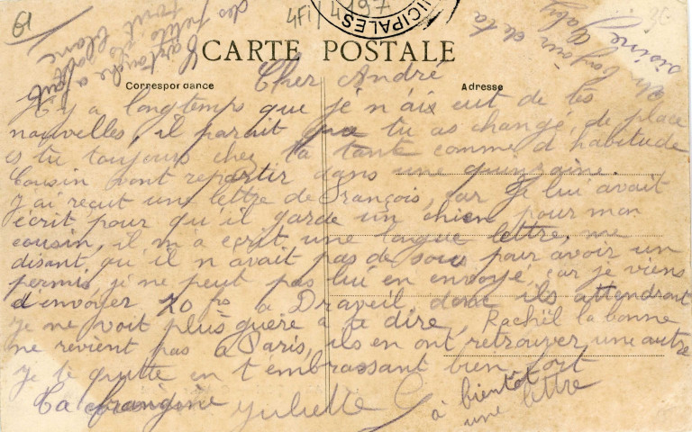 Alençon (Orne), quartier Valazé (14e Hussards), caserne, carte postale ancienne noir et blanc n°128, M.C.F.L. Issy (Seine), (date d'utilisation : 1913), (14x9), AMA, 2 exemplaires.