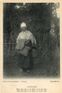 Alençon (Orne), Normandie, pour dire que ça va bien, ça va bien, pour dire que ça va mal, ça va mal, carte postale ancienne noir et blanc, cliché Martin, Peslier-Greslebin édition, Alençon, sd, (14x9), AMA.