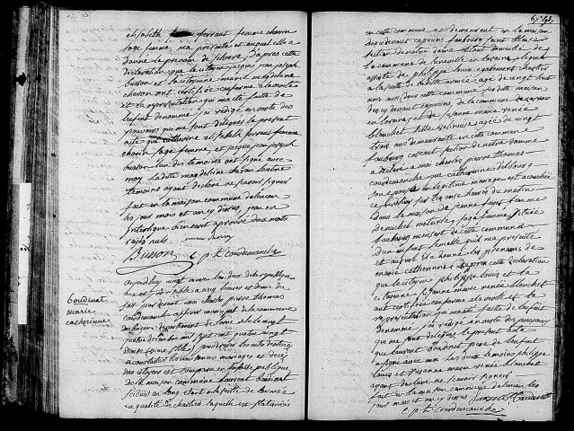 Acte de naissance de HEBERT Silvère (9 janvier 1794),acte de naissance de BOUDINET Marie Catherine (9 janvier 1794).