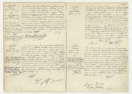 Acte de naissance de PERRINE Marguerite Yvonne (27 juillet 1912),acte de naissance de GERARD Madeleine Emilienne Renée (28 juillet 1912),reconnaissance de PERRINE Marguerite Yvonne (3 août 1912),acte de naissance de BAROUX Auguste Désiré Marius Fernand (5 août 1912).