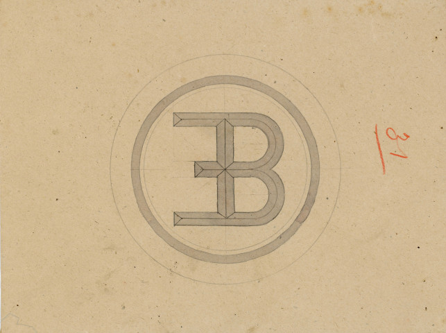 Église Saint Pierre de Montsort, façade principale, plan, Ewald Bréasson (éch: 1/100, 57 x 73 cm, 01/12/1875).