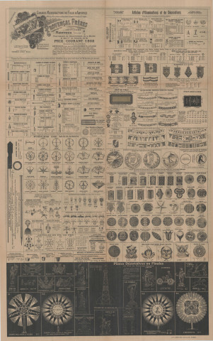 Réclame prospective des artificiers Provençal Frères (1908)
