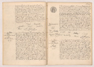 Acte de mariage de NICOL Joseph Marie et BOISGONTIER Blanche Virginie (04 février 1910), Acte de mariage de LEFEU Athanase Victor Camille et SALÉ Constance Louise (04 février 1910), Acte de mariage de ROBIN Emile Eugène Hippolyte et RIVARD Marie Rosalie (04 février 1910).