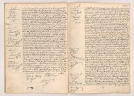 Acte de mariage de VOISIN Raoul Louis et MOUSSET Aline Célina (17 décembre 1910), Acte de mariage de LEROY Maurice Gaston et RAMAIN Jeanne (17 décembre 1910).