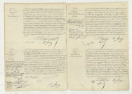 Reconnaissance de DESMOULINS René (26 juin 1908),acte de naissance de VIEL Edmond Emilien enfant naturel (26 juin 1908),acte de naissance de BUHLER Gilberte Augustine Irma Cécile (25 juin 1908),reconnaissance de NEEL Eugène Ernest (29 juin 1908).