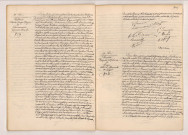 Acte de mariage de FIAUDRIN Charles Georges Eugène et LAUMONNIER Germaine Émilie (30 septembre 1905), acte de mariage de POUPARD Prospert Alphonse et BRAU Félicité Henriette (30 septembre 1905).