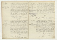 Acte de naissance de RICHARD Léone Renée Elia (8 février 1915), acte de naissance de LEFIANT Juliette Christiane Albertine (9 février 1915), acte de naissance de HARASSE Raymonde Félicie Louise (9 février 1915), reconnaissance de PION Geneviève Célestine Rachel (12 février 1915)