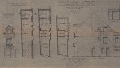permis de construire n°7, Construction d'une maison d'habitation Rue Grande Rue Alençon, (date de décision : 1937), (auteur du projet, architecte : MERCIER Robert).
