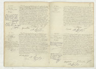 Acte de naissance de BOURILLON Jeanne Augustine Juliette (19 aoüt 1909),acte de naissance de LEMARCHAND Louise Charlotte Adèle enfant naturel (19 août 1909),reconnaissance de DESPORTES Andrée (18 août 1909),acte de naissance de BARBIER Pauline Louise Marie Jeannine (20 août 1909)