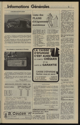 Alençon Notre Cité, journal d'information municipale et districale n°35 (novembre 1980).