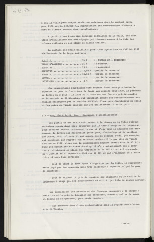 Centre d'abattage, tarifs de location et fournitures diverses.