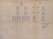 permis de construire n°22, Agrandissement de l'Hôtel de la Poterne Rue La Poterne Alençon, (date de décision : 1934), (auteur du projet, architecte : MENOT (entrepreneur)).