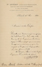 Projet de distribution en eau potable de la ville d'Alençon, captation des sources de Guéramé (1880) (Victor Huchet) : rapport, projet d'acquisition des sources et du Moulin de Guéramé : correspondance.