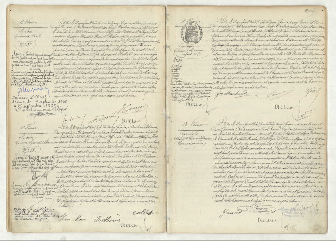 Acte de naissance de MELON Germaine Cécile (11 février 1903),MORIN Yvonne Marie Albertine (11 février 1903),GUITOGER Gustave Maurice (11 février 1903),reconnaissance de GERMOND Charlotte Louise Isidorine (13 février 1903).