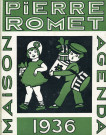Maison Pierre Romet, publicité : agenda (1936) (Imprimerie Alençonnaise).