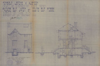 permis de construire n°25, Construction d'une maison d'habitation Rue Sées Alençon, (date de décision : 1936), (auteur du projet, architecte : MEZEN Albert).