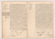 Acte de mariage de COUTREL Arthur François Léon et MICHEL Estelle Alice Agnès Eugénie (22 avril 1909), Acte de mariage de THIERRY Eugène veuf BOULMETet BAMAS Aimée Léontine (22 avril 1909).