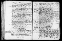 Acte de naissance de LEVESQUE Jacqueline Françoise (9 février 1796),acte de COURMASSEUR Jacques Théodore enfant naturel (9 février 1796),acte de naissance de CHÂTEAU THIERRY Eléonore Pierre Claude (9 février 1796).