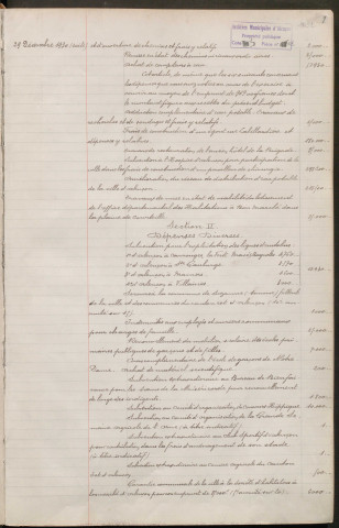 Registre des délibérations du conseil municipal (29 décembre 1930 - 03 mai 1933).