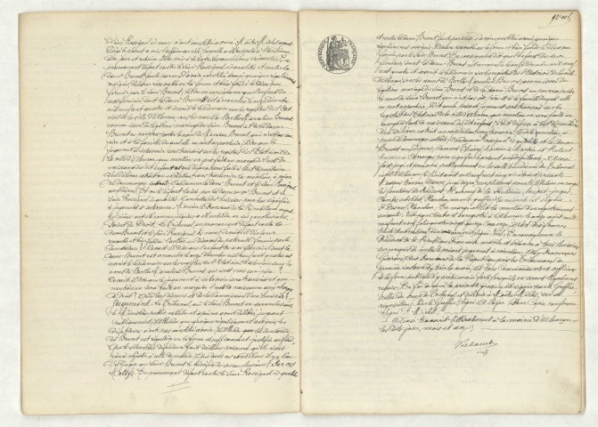 Transcription d'un jugement de désaveu de paternité de BRUNET Berthe Marceline (22 décembre 1905).