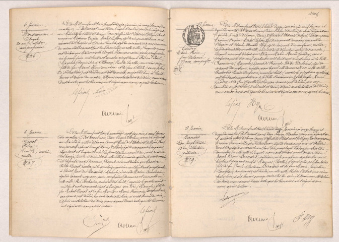 Registre des actes de décès (1903).