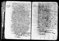 Acte de naissance de BOUCHERON Armand Fidel (28 mars 1796),acte de naissance de GRISARD Pierre André (28 mars 1796).