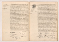Acte de mariage de HUNOU Léon Camille veuf VRIGNY et LEPRINCE Armandine Marie (3 août 1909), Acte de mariage de MAILLARD Victor Paul et LEGENDRE Marguerite Marie Augustine (6 août 1909).