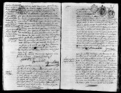 Acte de naissance de CHOLET Vendémiaire Pierre (4 octobre 1794),acte de naissance de HOUSSIER Scholastique (5 octobre 1794),acte de naissance de BELLEFONTAINE Frédéric Auguste enfant naturel (5 octobre 1794).