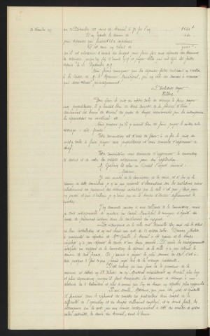 Vidanges des fosses d'aisances, Mr VOYET HUBLOC architecte, organisation d'un service municipal, vote de crédit