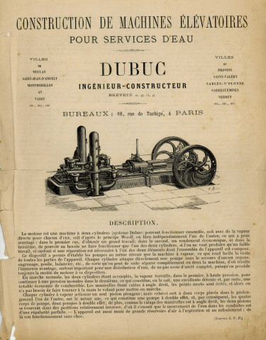 Projet de distribution en eau potable de la ville d'Alençon par la captation des eaux des sources de l'Orne (1884-1888) : rapports, état récapitulatif, analyse des eaux