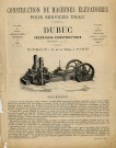 Projet de distribution en eau potable de la ville d'Alençon par la captation des eaux des sources de l'Orne (1884-1888) : rapports, état récapitulatif, analyse des eaux