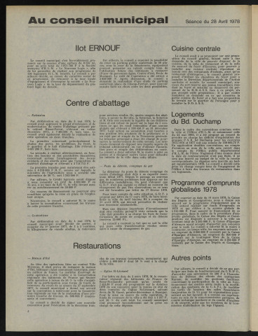 Alençon Notre Cité, journal des habitants de la Ville et des communes périphériques n°12 (mai 1978).