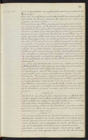 Droits de place, révision du règlement tarif : Rapport