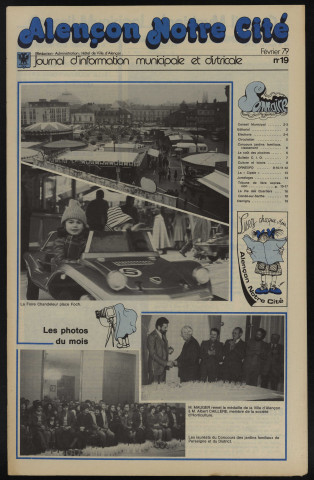 Alençon Notre Cité, journal d'information municipale et districale n°19 (février 1979).
