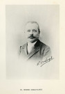 Portrait d'Henry DESCHAMPS, phototypie noir et blanc (Henri Desforges) [1902].