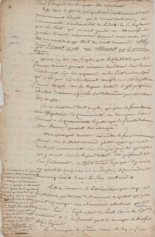 Consultation sur les droits et coutumes de la femme normande pour les actes de licitation (13 mars 1809).