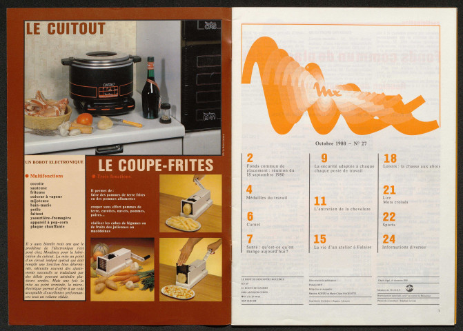 Le Point de rencontre Moulinex n°27 (octobre 1980)